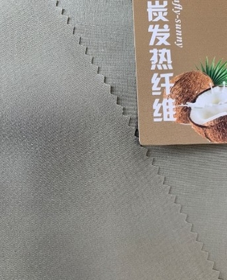 90% 폴리에스터 10% 스판덱스 코컨트 탄소 난방 섬유 네 면 탄력