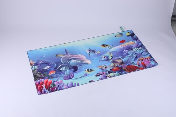 180x85cm 재활용 구성 빠른 마른 씨실 200gsm 인쇄된 해변 타월