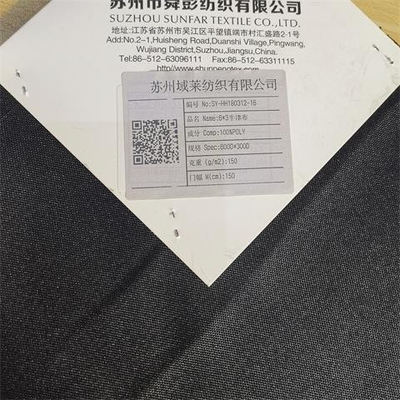 160gsm 500d PU는 재킷과 가방을 위한 옥스퍼드 구성 단단한 데니어를 600명 코팅했습니다