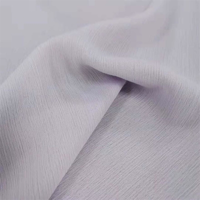 단단한 75d 주름 조젯 구성 폴리에스테르 치프온 재료