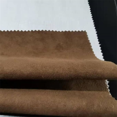 200gsm 75d 폴리에스테르 스웨이드 구성 150CM은 1야드에 접착했습니다