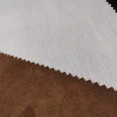 200gsm 75d 폴리에스테르 스웨이드 구성 150CM은 1야드에 접착했습니다