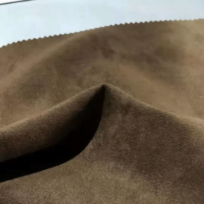 200gsm 75d 폴리에스테르 스웨이드 구성 150CM은 1야드에 접착했습니다