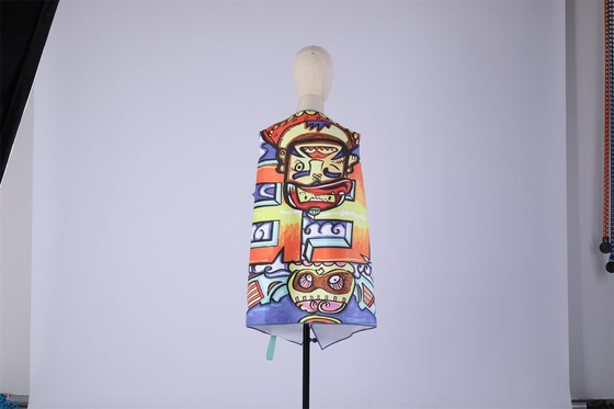 180x85cm 이사회 짧은 구성 200gsm 성인 해변 타월 스냅 패스너 타입
